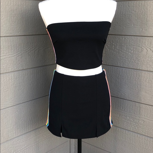 Blue Blush Rainbow Tennis Set. - Picture 2 of 6